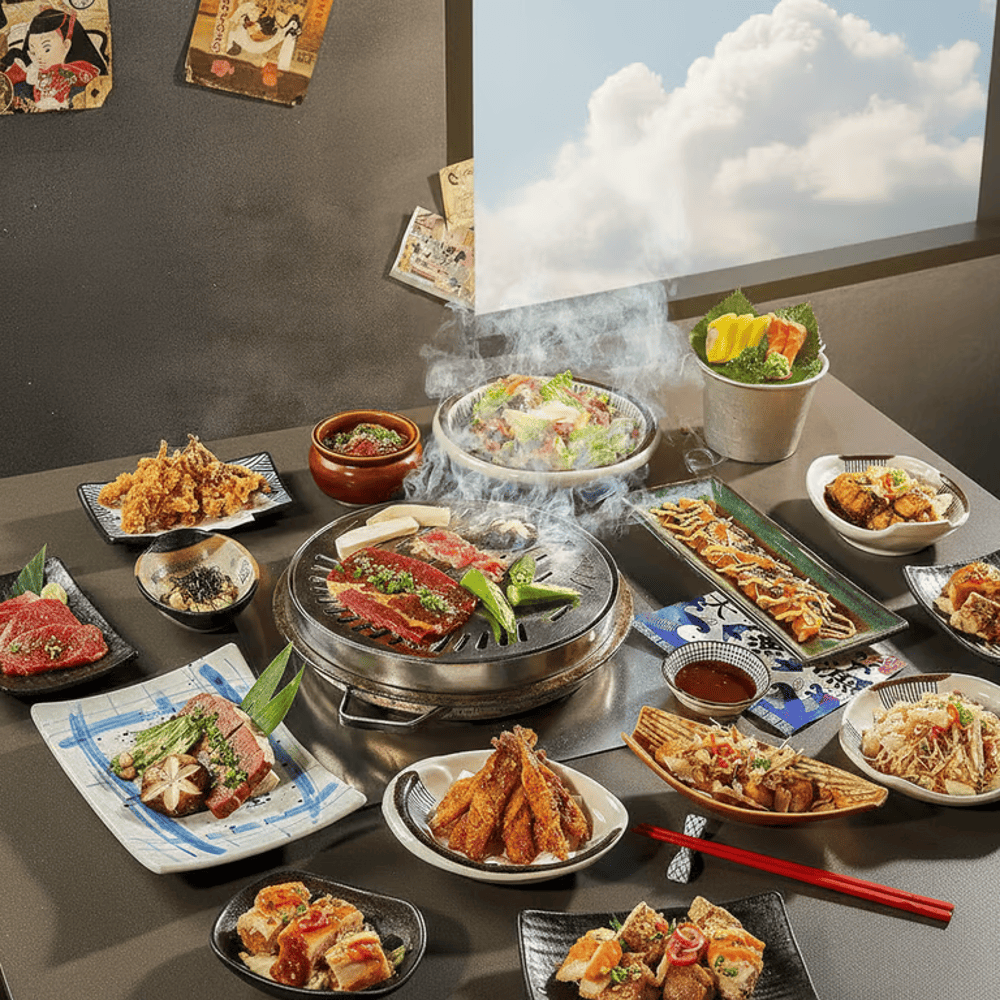 Shogun BBQ is a Japanese restaurant Hanoi that serves the Yakiniku menu